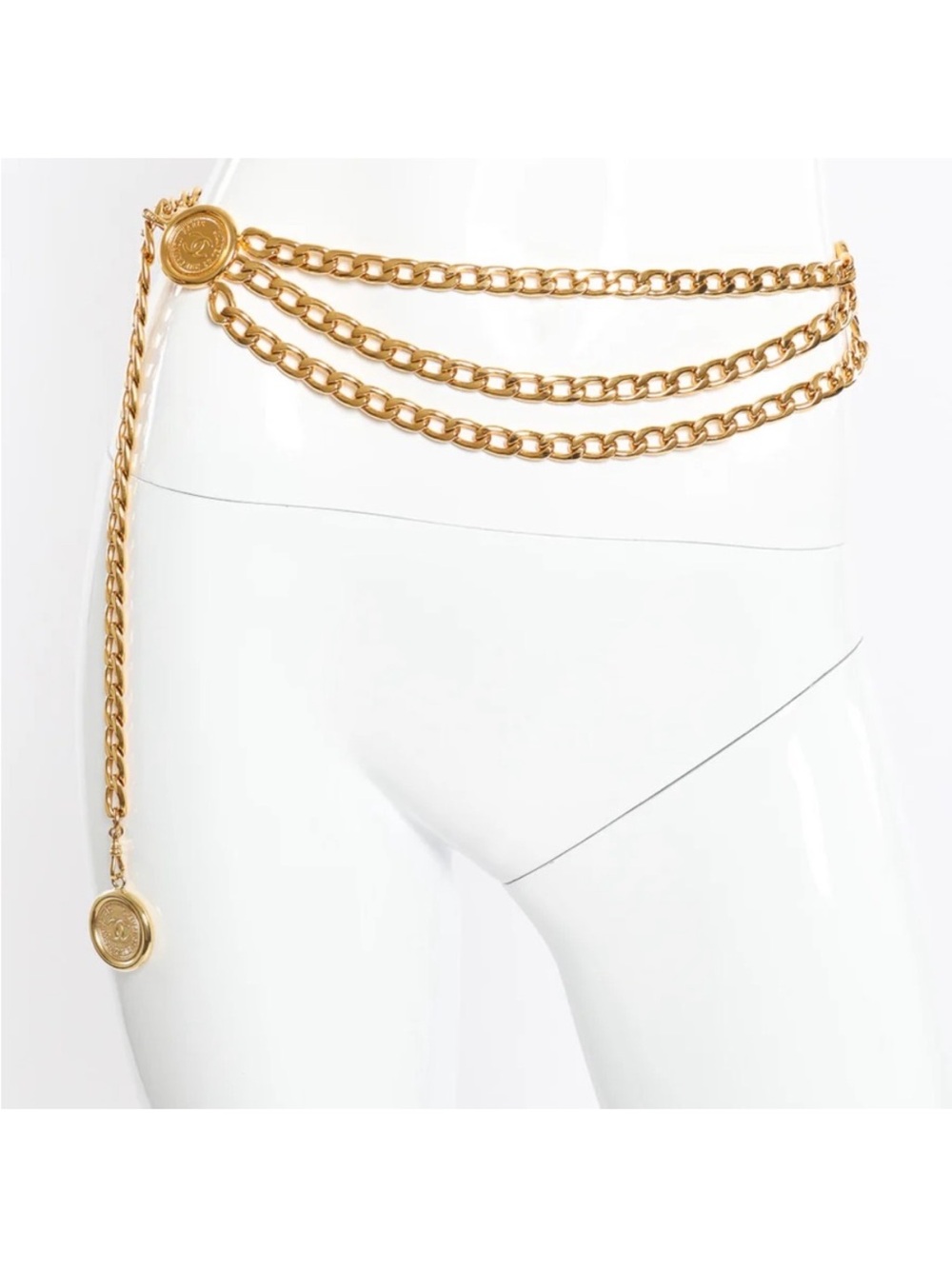 Chanel Vintage Draped Medallion Iconic Belt - Picture 2 of 11